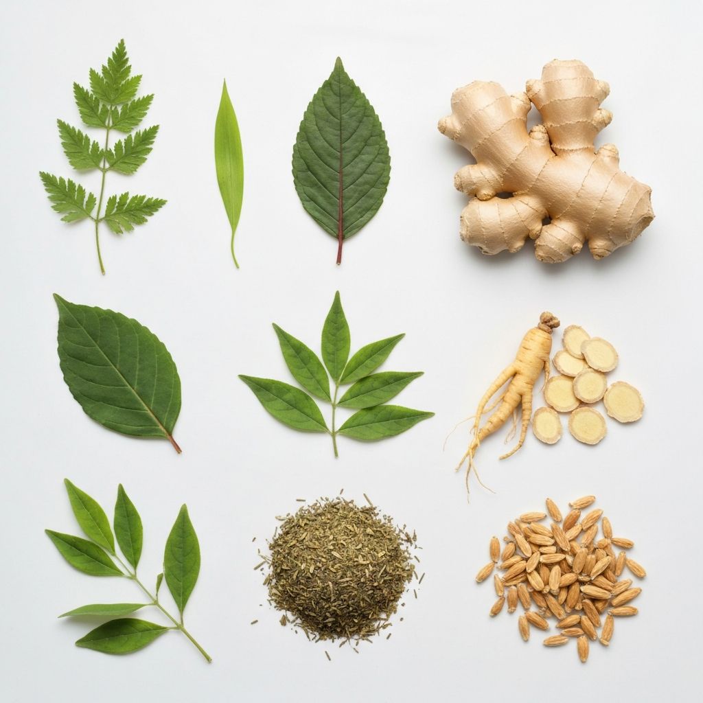 Natural botanical herbs and plants